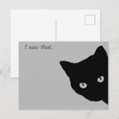 Spy Kat Briefkaart (Voorkant / Achterkant)