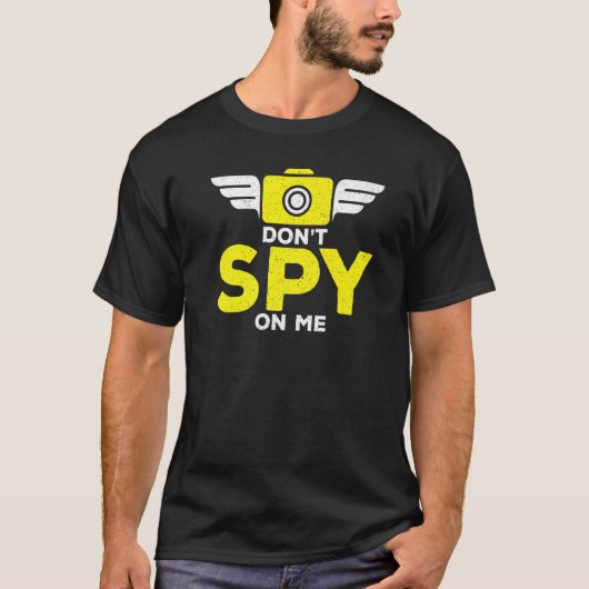 Spy on me Camera Secret Agents Premium T-shirt (Voorkant)