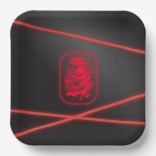 Spy Party Laser Borden Papieren Bordje