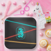 Spy Party Laser Borden Papieren Bordje (Feest)