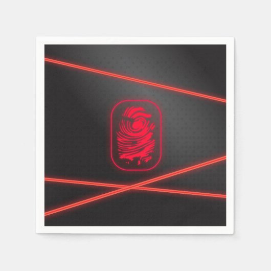 Spy Party Laser Borden Servet (Voorkant)