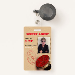 Spy Party Secret Agent Badge