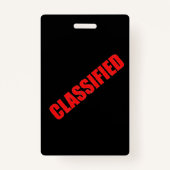 Spy Party Secret Agent Company Badge (Achterkant)