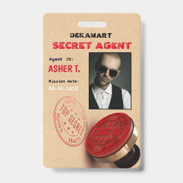 Spy Party Secret Agent Company Badge