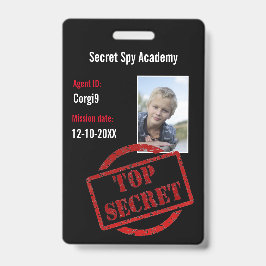 Spy Party Secret Agent Invite Badge