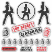 Spy Party Stickers (Voorkant)