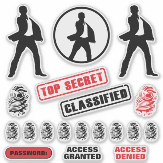 Spy Party Stickers (Voorkant)