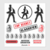 Spy Party Stickers (Vel)