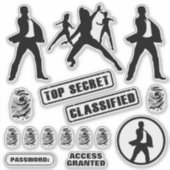 Spy Party Stickers (Voorkant)
