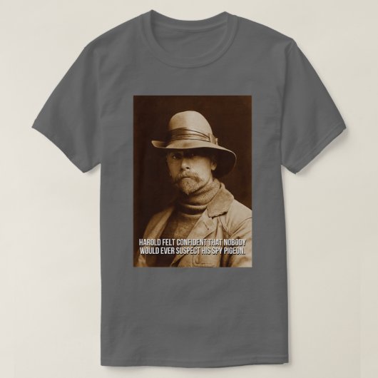 Spy Pigeons 1 T-shirt (Design voorkant)