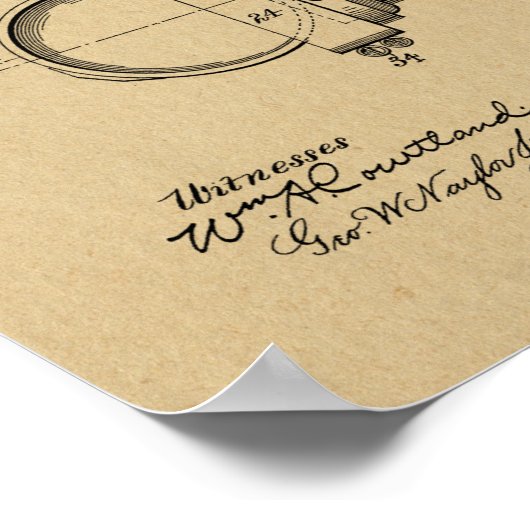 Spy Pocket Camera Patent Art Drawing Print (Hoek)