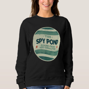 Spy Pond Haaien Vrij en Ontzout Kamperen Massachus Trui