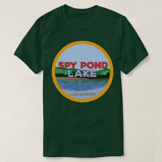 Spy Pond Massachusetts T-shirt (Design voorkant)