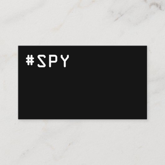 #SPY - Roepenkaart Visitekaartje (Voorkant)