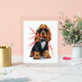 Spy Spaniel – Geheime Agent Hond Acryl Bord (Huwelijk)