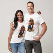 Spy Spaniel � Geheime Agent Hond T-shirt (Unisex)