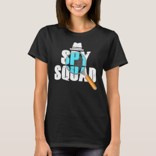 Spy Squad Police Crime Investigator Privé Detect T-shirt