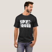 Spy Squad Retro Private Detective Spying Investiga T-shirt (Voorkant volledig)