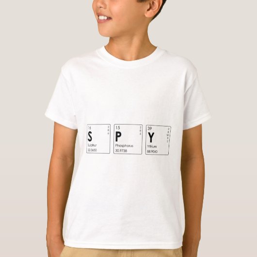 Spy T-shirt! T-shirt (Voorkant)