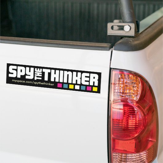 Spy The Thinker "Ruby Kill Club" Bumpersticker (Op Truck)