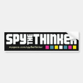 Spy The Thinker "Ruby Kill Club" Bumpersticker (Voorkant)