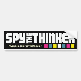Spy The Thinker "Ruby Kill Club" Bumpersticker