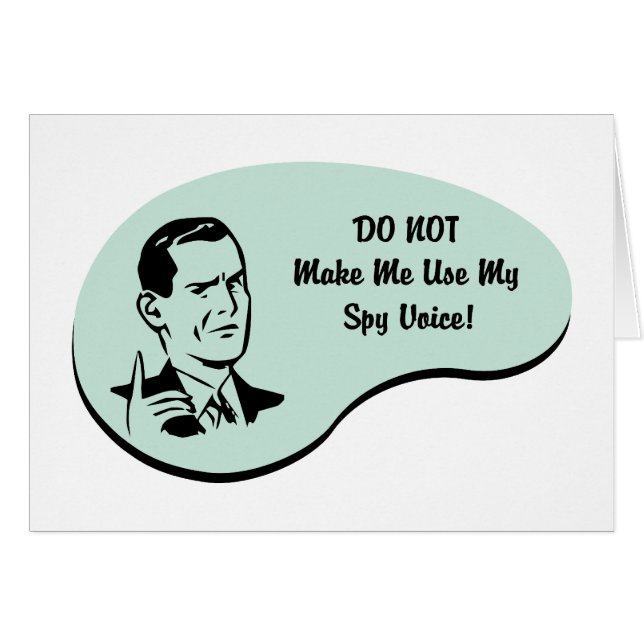 Spy Voice (Voorkant Horizontaal)