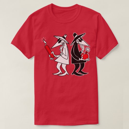 Spy vs spiy t-shirt (Design voorkant)
