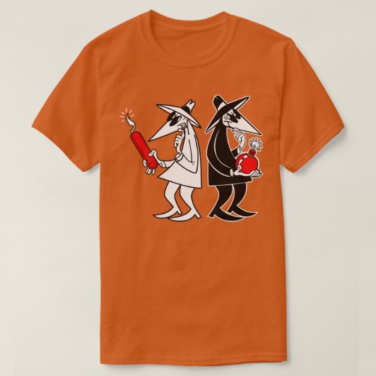 Spy vs spiy t-shirt (Design voorkant)