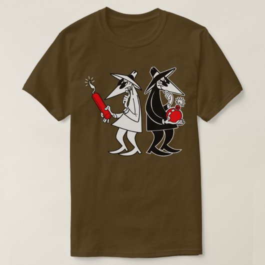 Spy vs spiy t-shirt (Design voorkant)