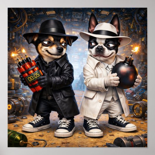 "Spy vs. Spy" (3) Poster (Voorkant)