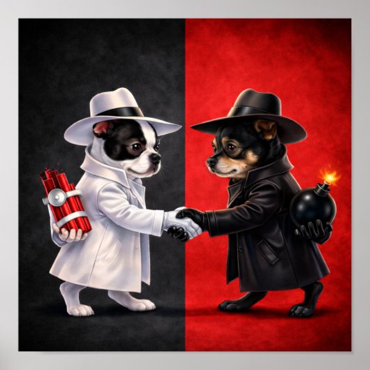 "Spy vs. Spy" Poster (Voorkant)