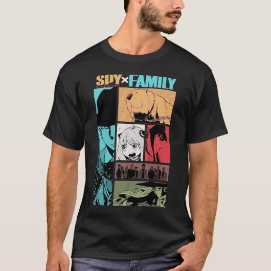 Spy x Family Forger Family Men's Basic T-Shirt (Voorkant)