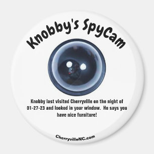 SpyCam Cherryville magnet van Knobby