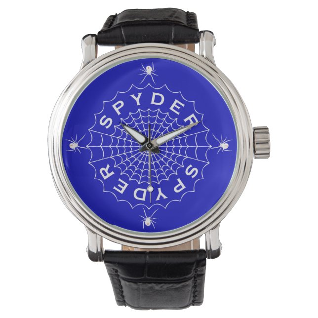 Spyder horloge blauw (Voorkant)