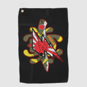 Spyderco Knives Kamikaze Zero Golf Towel Golfhanddoek (Voorkant)