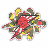 Spyderco Messen Kamikaze Zero Sticker (Voorkant)