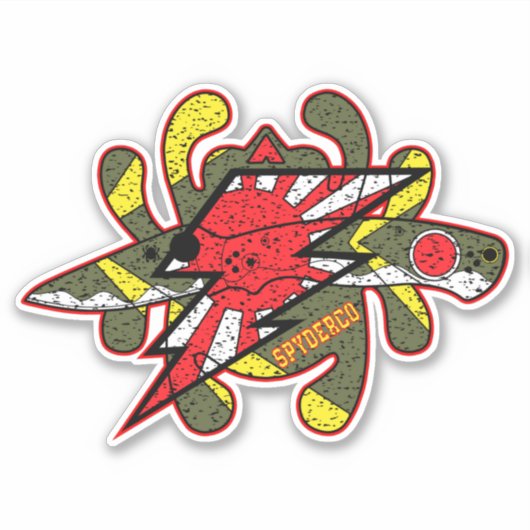 Spyderco Messen Kamikaze Zero Sticker (Voorkant)