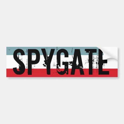 Spygate Bumpersticker (Voorkant)