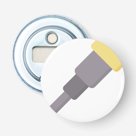 Spyglas Button Flesopener (Voorkant)
