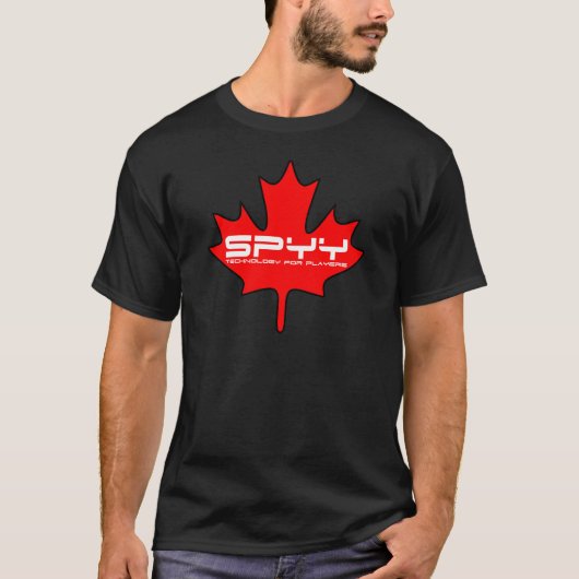 SPYY Leaf T-Shirt Black (Voorkant)