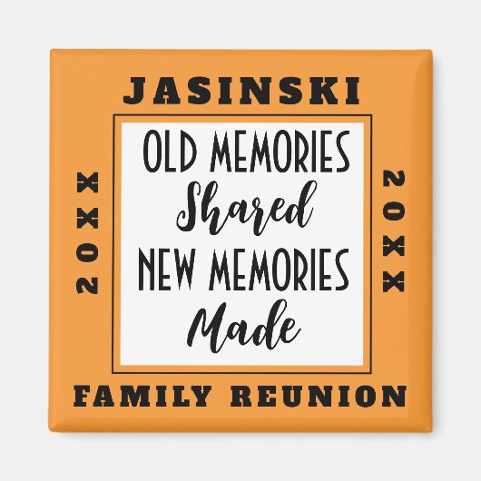 Sq Family Reunion Keepomwille Souvenir Kies een kl Magneet (Voorkant)