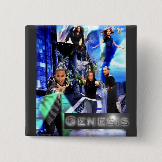 SQ "Genesis" Button - Logo Jordanië (Voorkant)