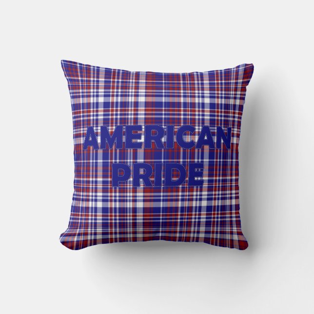 Sq.Pillow,Pset-American Pride Blue Kussen (Voorkant)