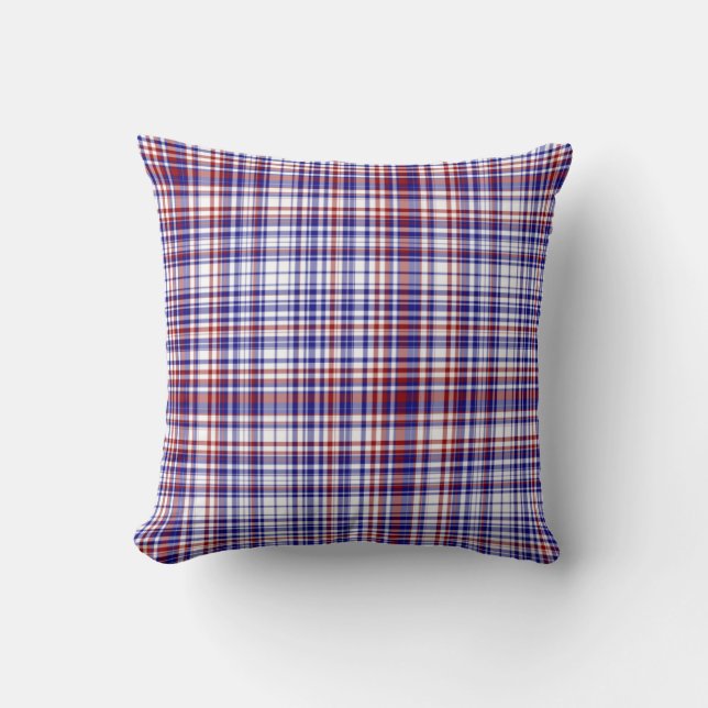 Sq.Pset Pillow,Red-White-Blue Collectie 02 Kussen (Voorkant)
