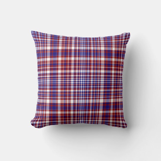 Sq.Pset Pillow,Red-White-Blue Collectie 03 Kussen (Voorkant)