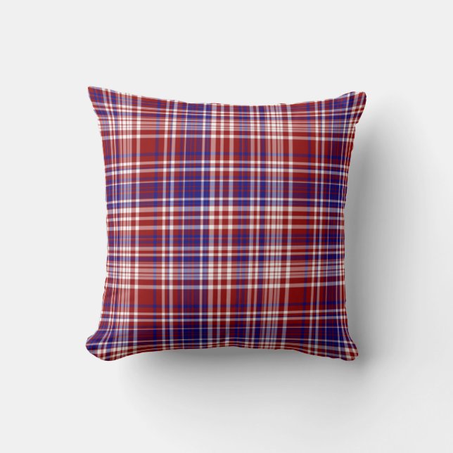 Sq.Pset Pillow,Red-White-Blue Collectie 04 Kussen (Voorkant)