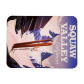 Sqaw Valley California reisposter. Magneet (Horizontaal)