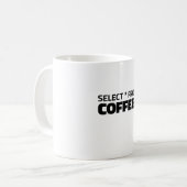 SQL Coffee Code Design | SELECTEER QUERY Koffiemok (Voorkant links)