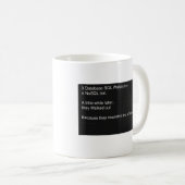 SQL Computer Mug Koffiemok (Voorkant rechts)